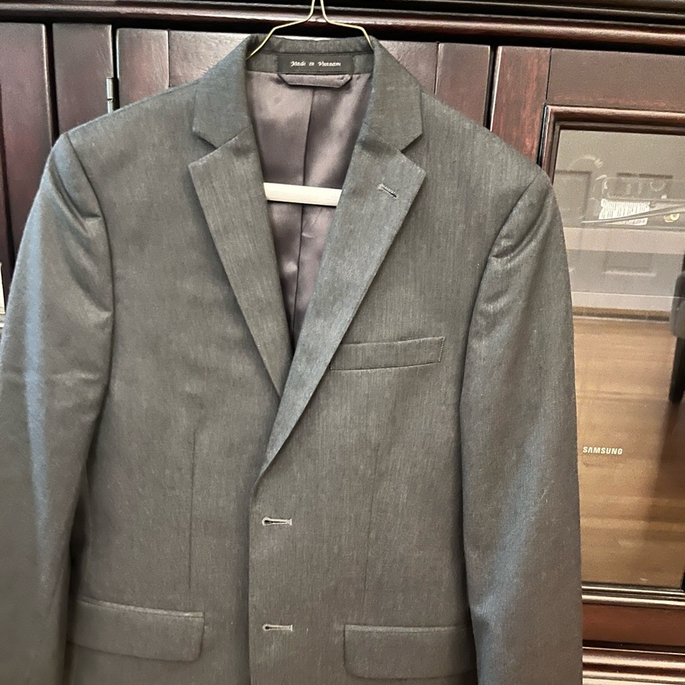 Polo boys blazer. Size 14 regular. Color dark grey.